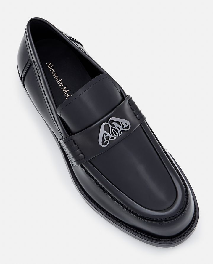 Alexander McQueen - LEATHER LOAFERS_4