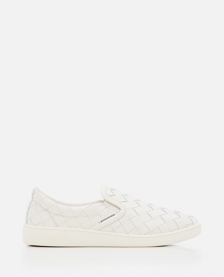 Bottega Veneta  ,  Slip-on Leather Sneakers  ,  White 37
