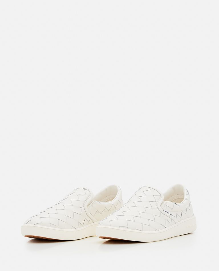 Bottega Veneta  ,  Slip-on Leather Sneakers  ,  White 41