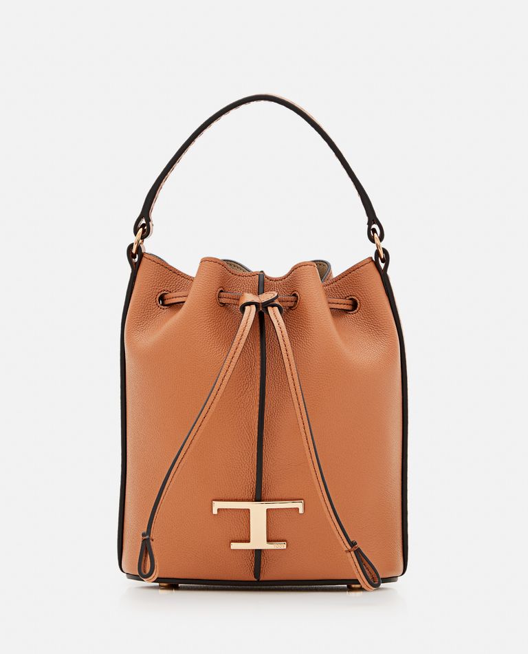 Tod's  ,  Micro Leather Bucket Bag  ,  Brown TU