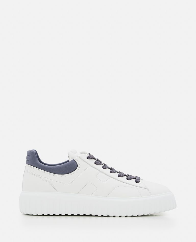 Hogan  ,  H-stripes Laced Sneakers   ,  White 8,5
