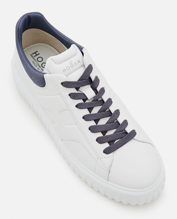 Hogan - H-STRIPES LACED SNEAKERS _4