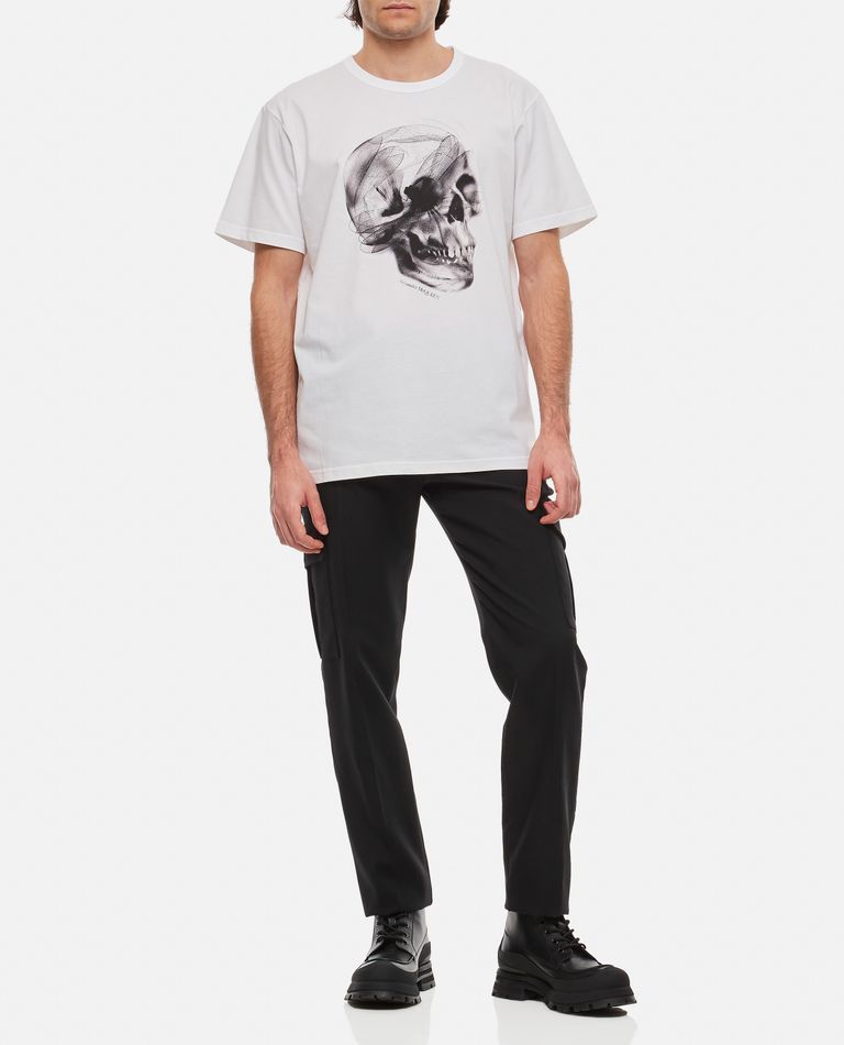 Alexander McQueen  ,  Skull Print T-shirt   ,  White S