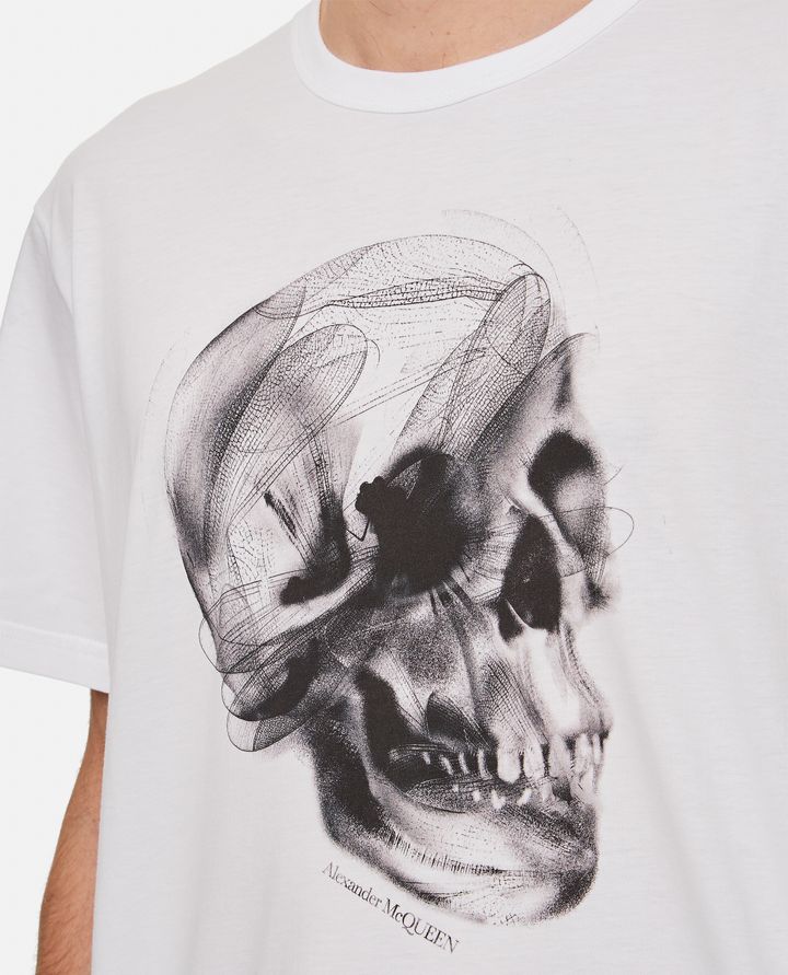skull-print detail T-shirt