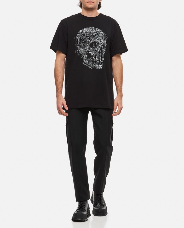 Alexander McQueen  ,  Skull Print T-shirt  ,  Black L