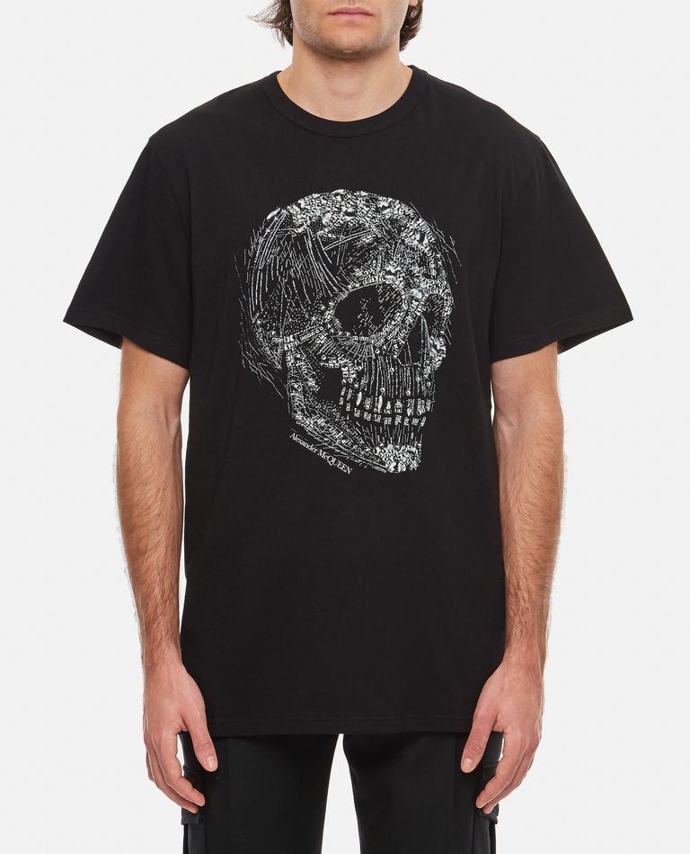 Alexander McQueen  ,  Skull Print T-shirt  ,  Black L