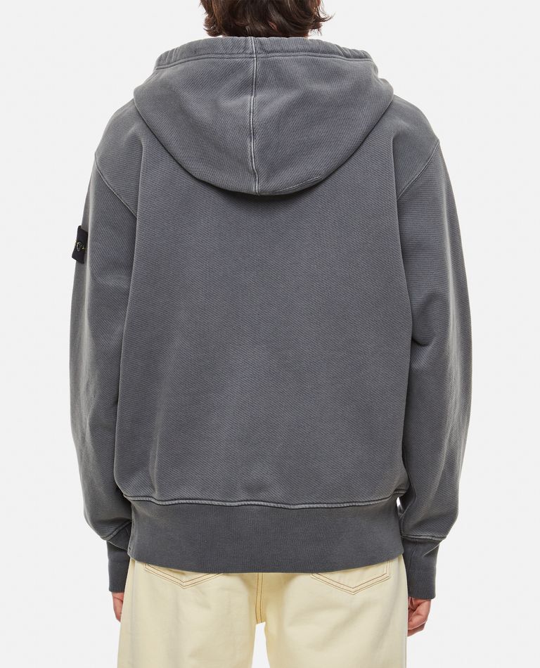 Stone island basic pullover hoodie online grey