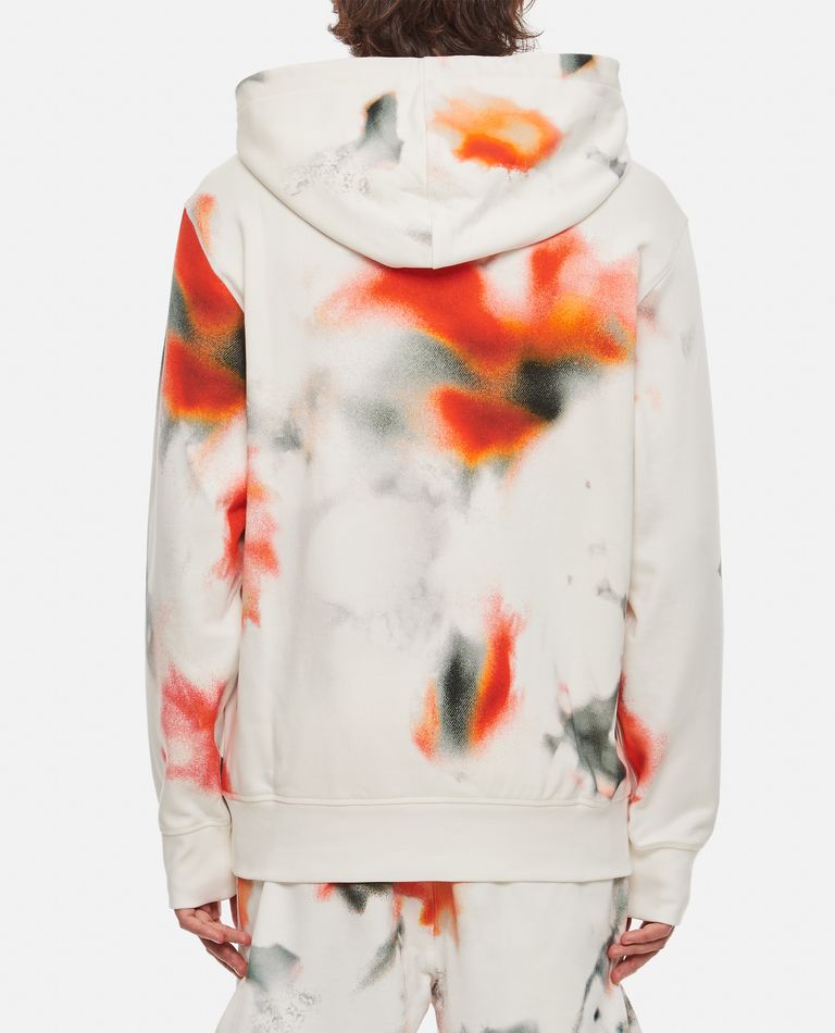 FLORAL ALLOVER PRINT HOODIE