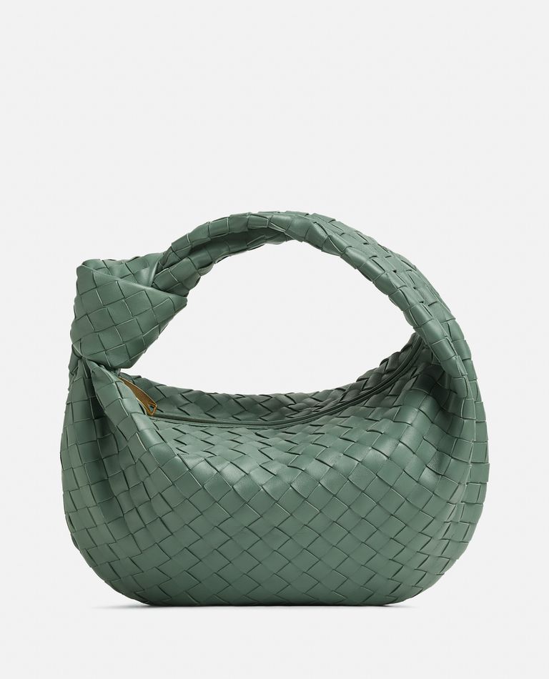 Bottega Veneta  ,  Teen Jodie Leather Handbag  ,  Green TU