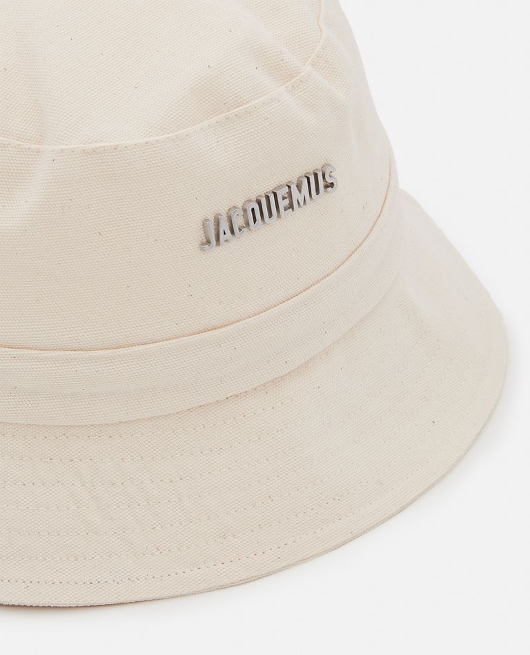 Jacquemus  ,  Le Bob Gadjo Bucket Hat  ,  White 56