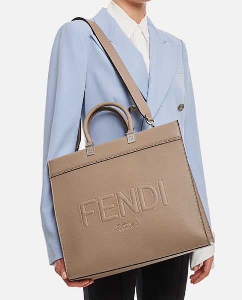 Bolsa Fendi Sunshine Tote Creme