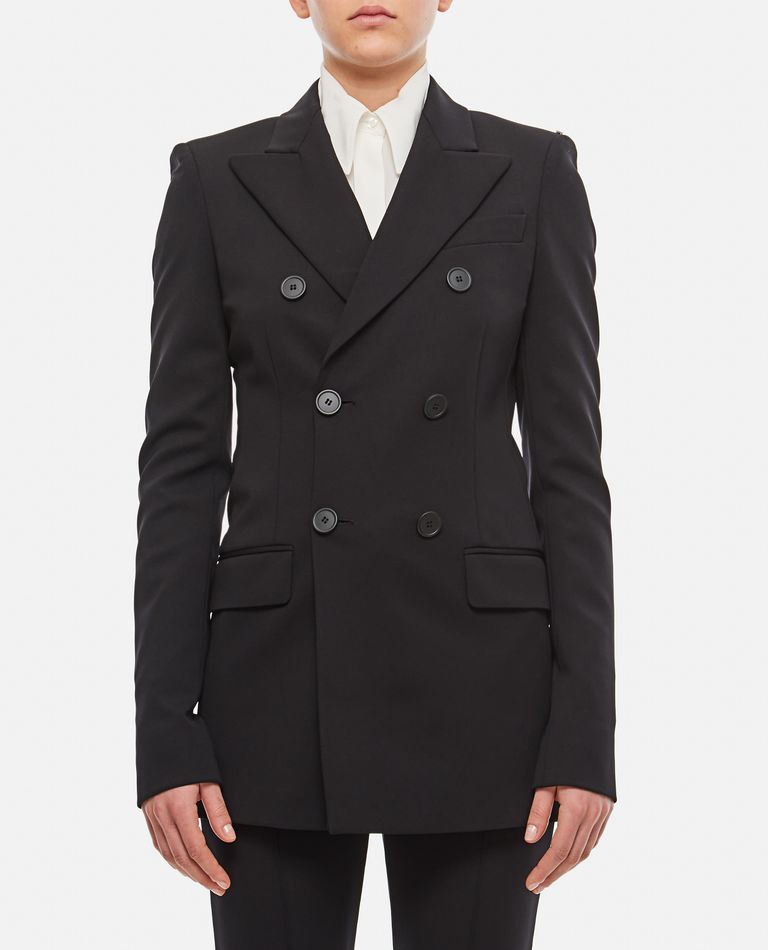 Shop Sportmax Frizzo Jersey Jacket In Black