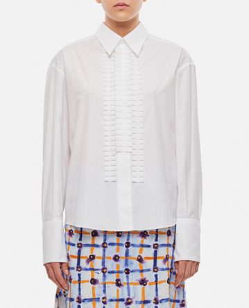 Marni - LONG SLEEVE SHIRT W/ FRONT PLEATED DETAIL