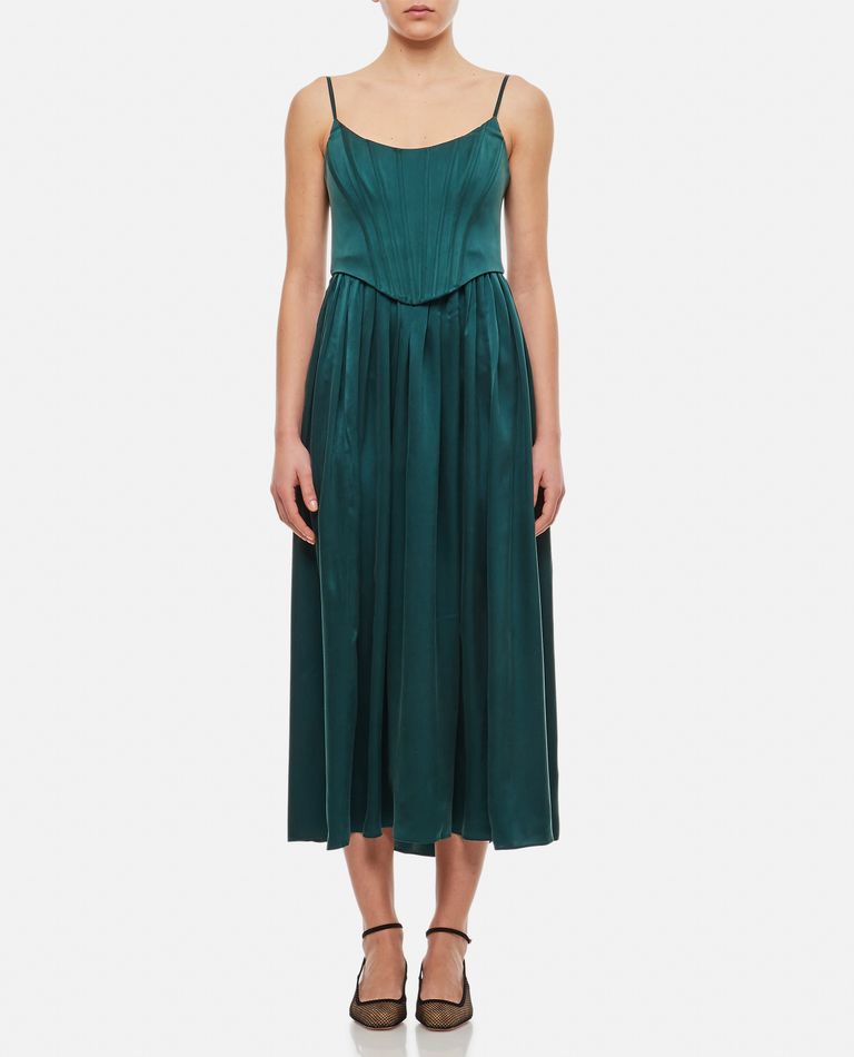 Zimmermann  ,  Silk Corset Dress  ,  Blue 2