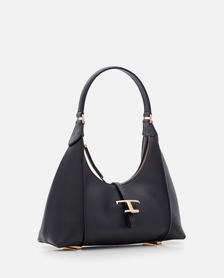 Tod's - T TIMELESS SMALL LEATHER HOBO BAG_2