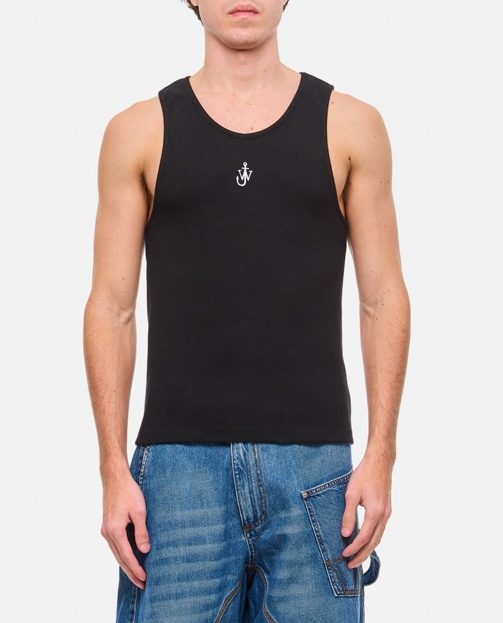 JW Anderson - ANCHOR EMBROIDERY TANK TOP_1