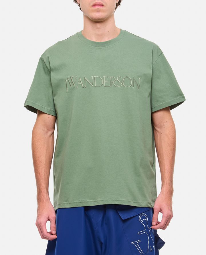 JW Anderson - LOGO EMBROIDERY T-SHIRT_1