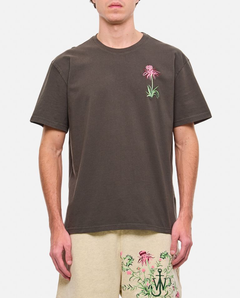 JW Anderson  ,  Thistle Embroidery T-shirt  ,  Grey M