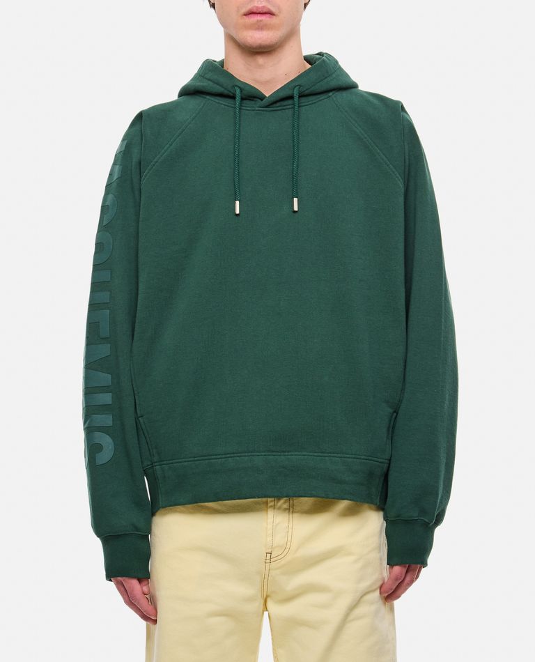Jacquemus  ,  Typo Cotton Sweatshirt  ,  Green M