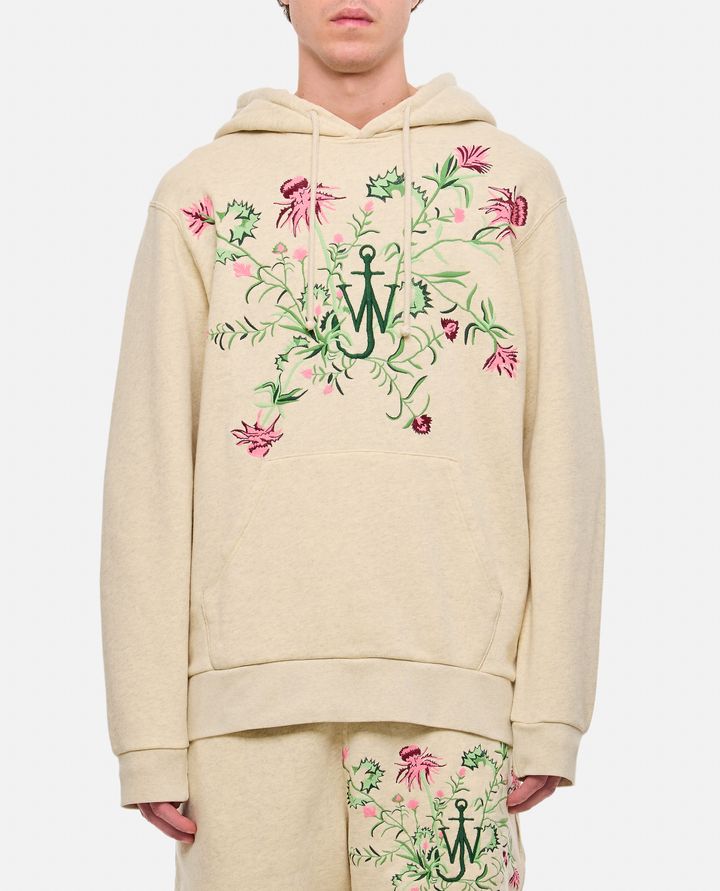 JW Anderson - POL THISTLE EMBROIDERY HOODIE_1