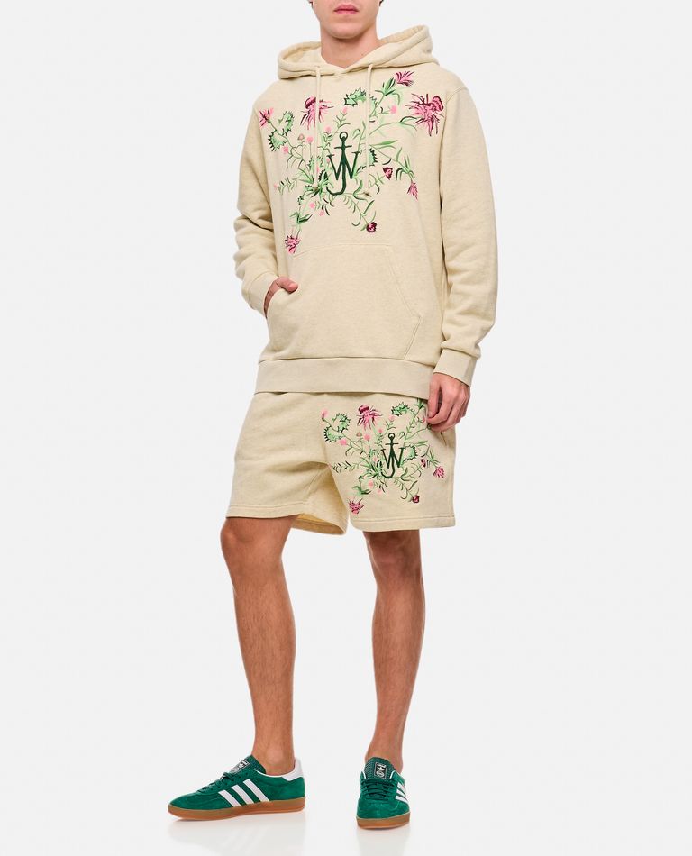 JW Anderson  ,  Pol Thistle Embroidery Hoodie  ,  Beige S