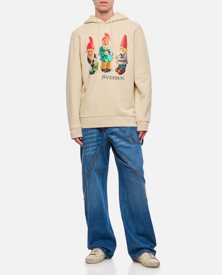 JW Anderson  ,  Gnome Trio Hoodie  ,  Beige M