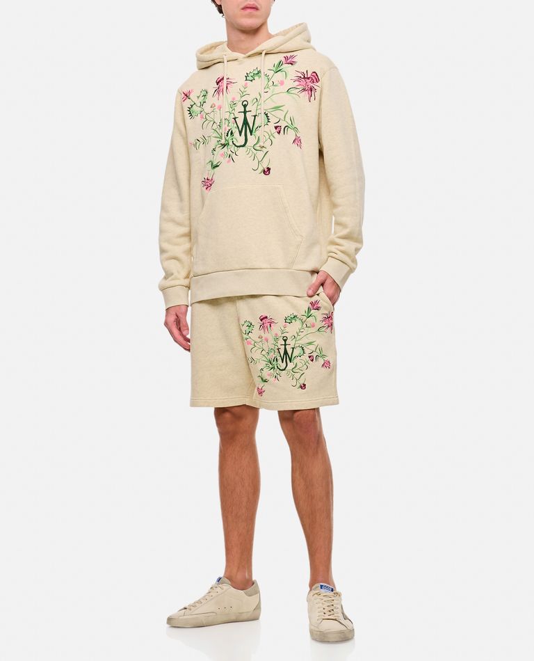 JW Anderson  ,  Thistle Embroidery Shorts  ,  Beige M