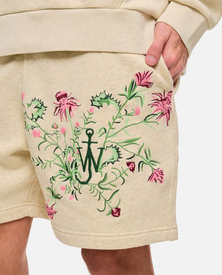 JW Anderson - THISTLE EMBROIDERY SHORTS_4