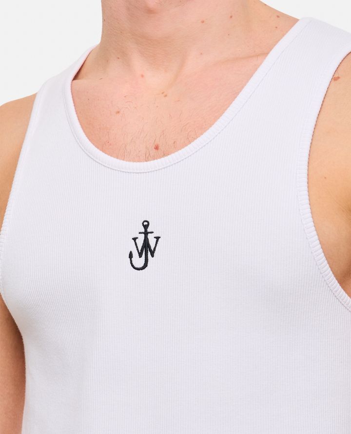 JW Anderson - ANCHOR EMBROIDERY TANK TOP_4