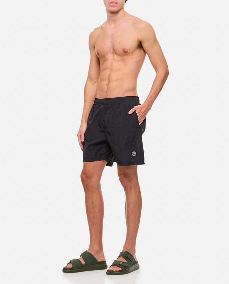 Stone Island  ,  Nylon Swim Shorts  ,  Black S