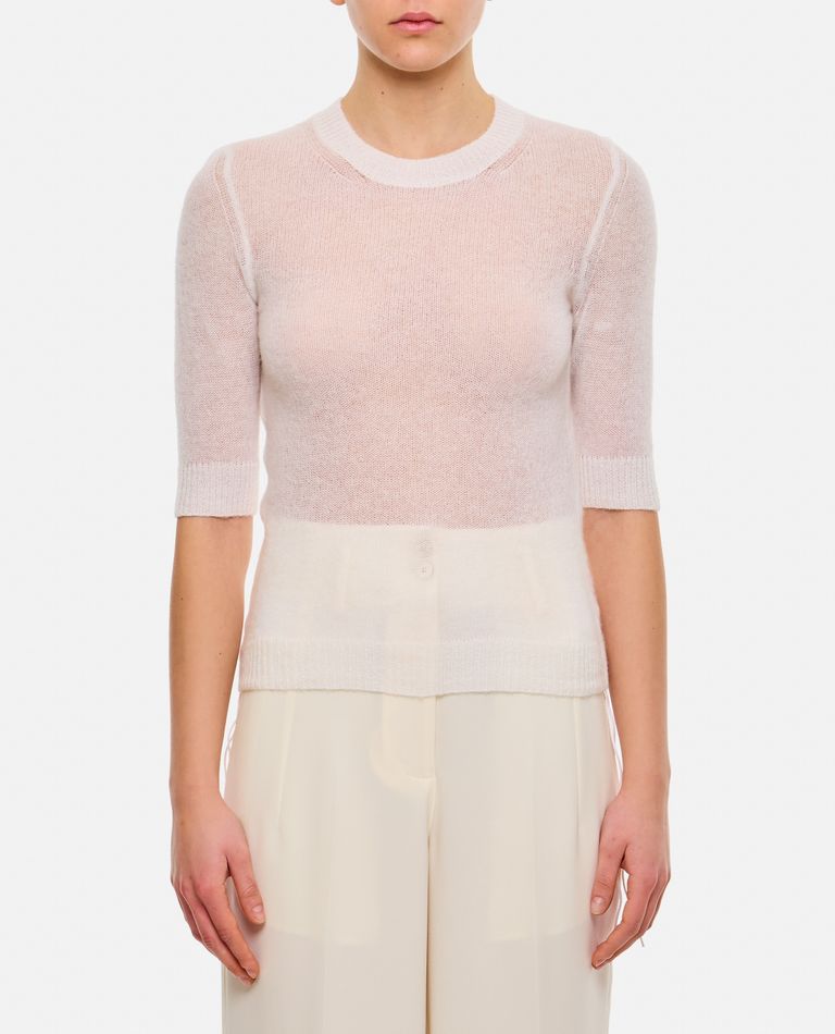 Cecilie Bahnsen  ,  Videl Venus Soft Knit Top  ,  White S