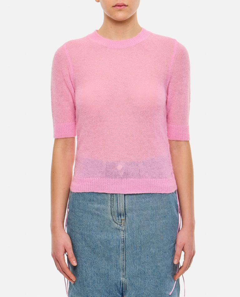 Cecilie Bahnsen  ,  Videl Venus Soft Knit Top  ,  Rose XS