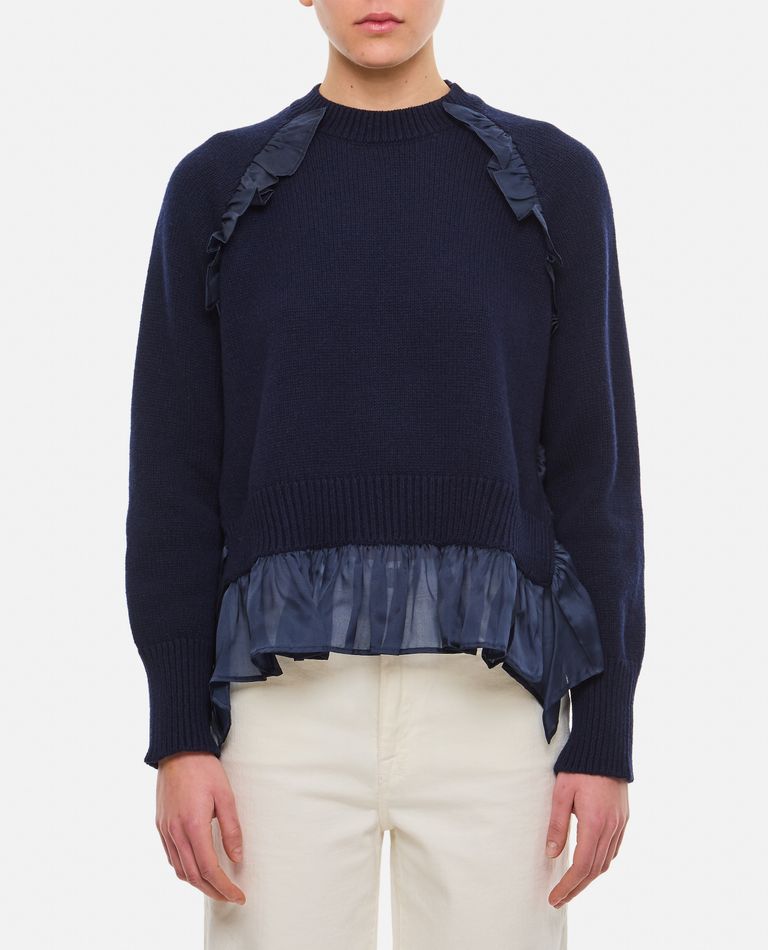 Cecilie Bahnsen  ,  Villy Recycled Cashmere Pullover  ,  Blue M