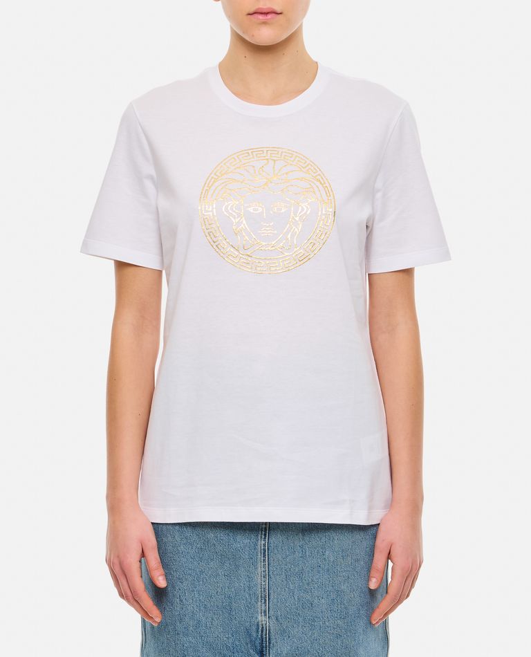 Versace  ,  Logo Jersey T-shirt  ,  White 42