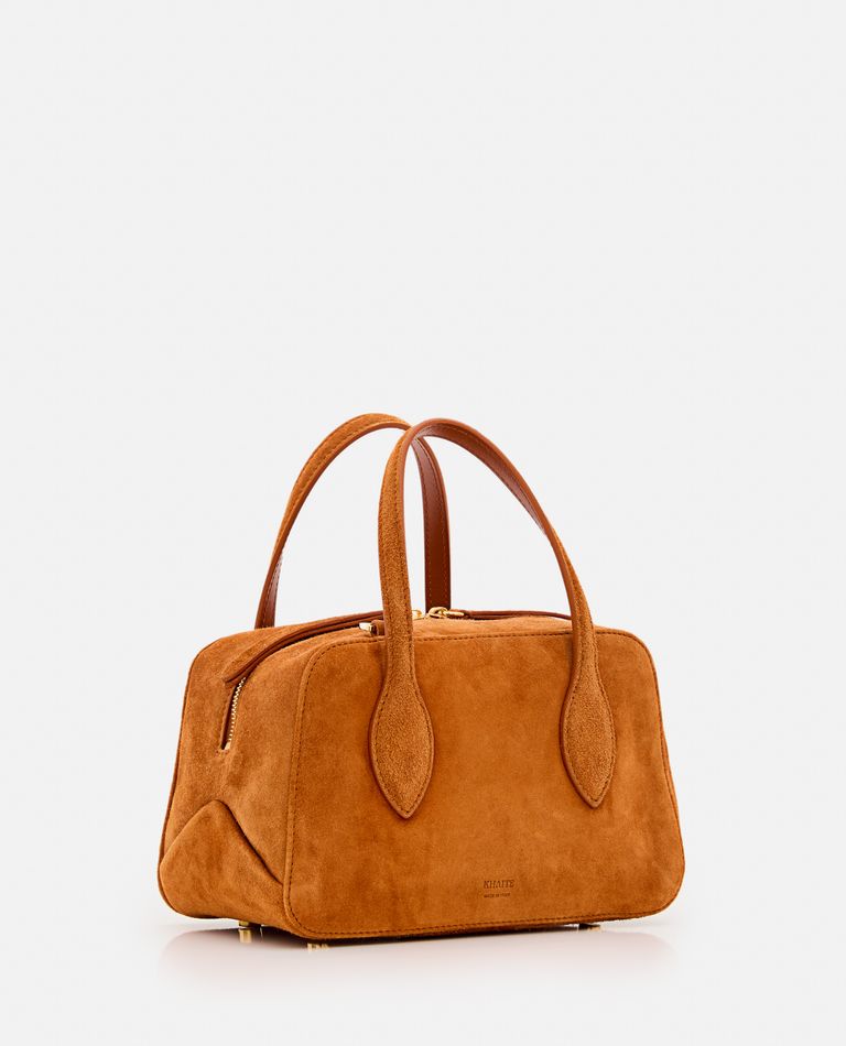 Khaite  ,  Small Maeve Leather Crossbody Bag  ,  Brown TU
