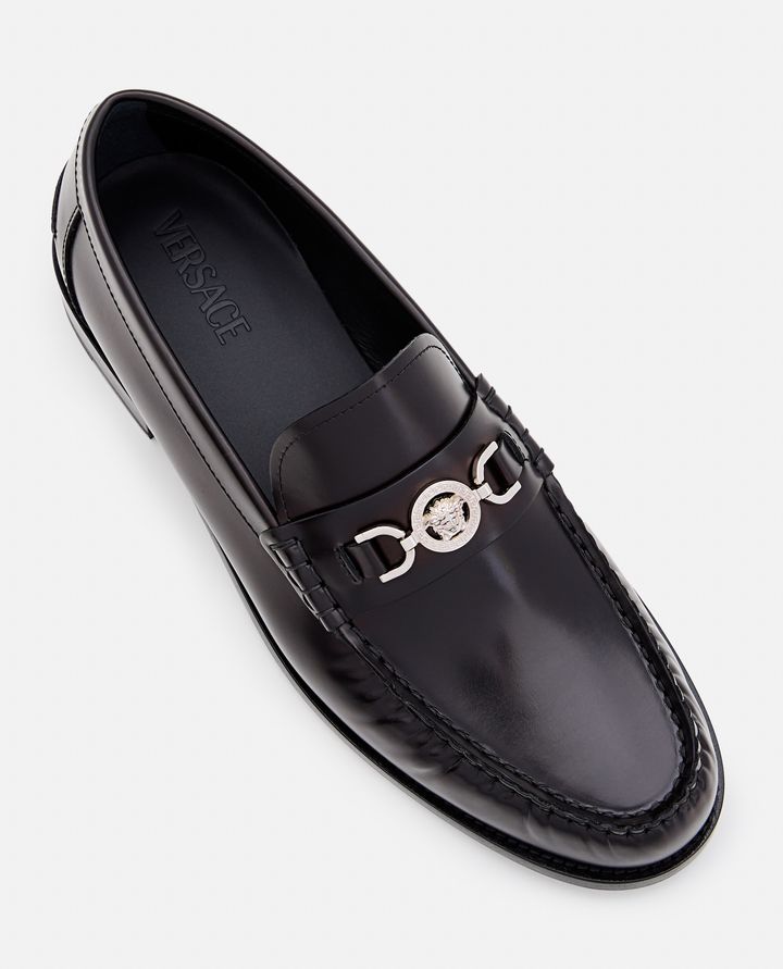 Versace - CALF LEATHER LOAFER_4