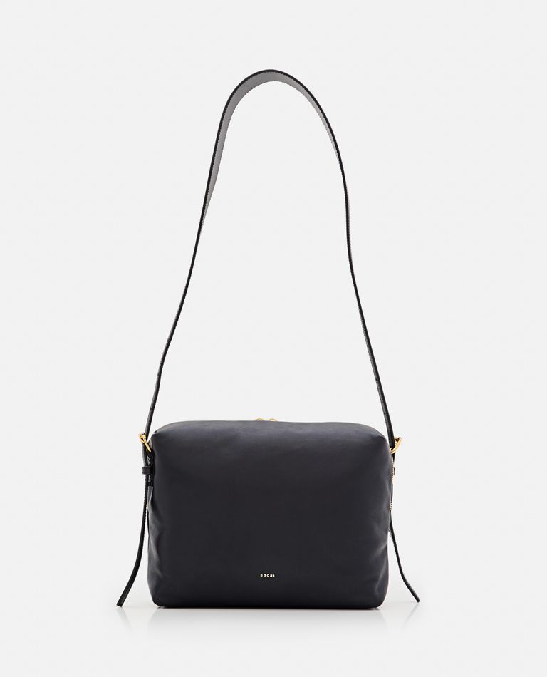 Sacai Paddem Medium Crossbody Bag In Black