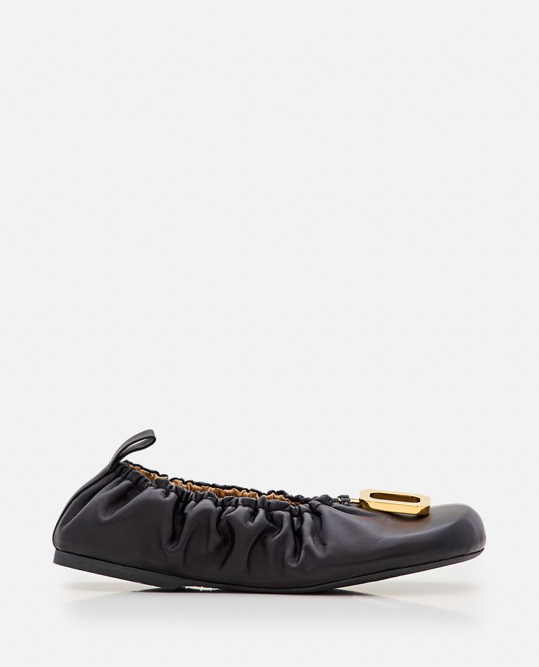 JW Anderson  ,  Leather Ballet Flats  ,  Black 36