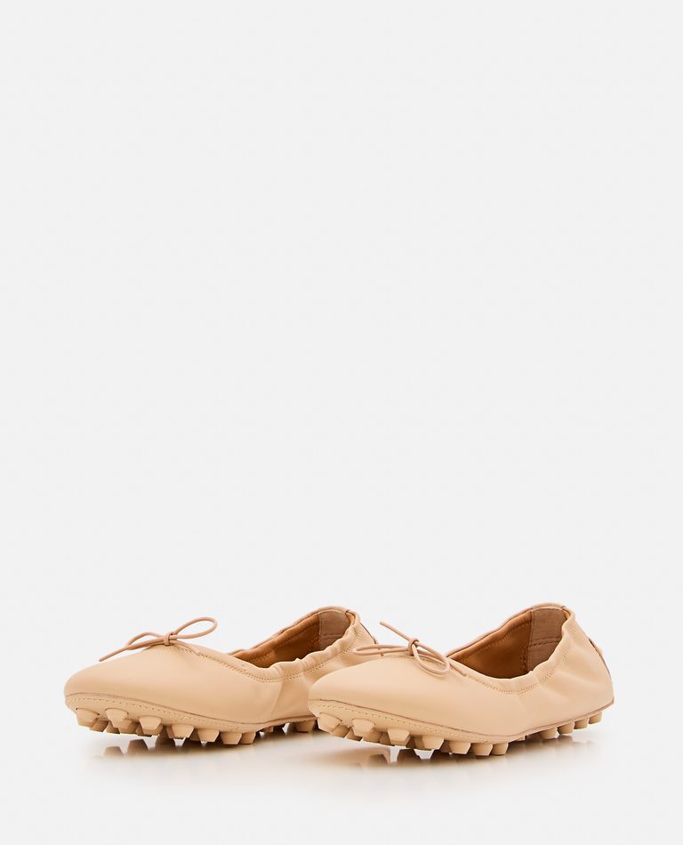 Tod's  ,  Gommino Leather Ballet Flats  ,  Beige 38,5