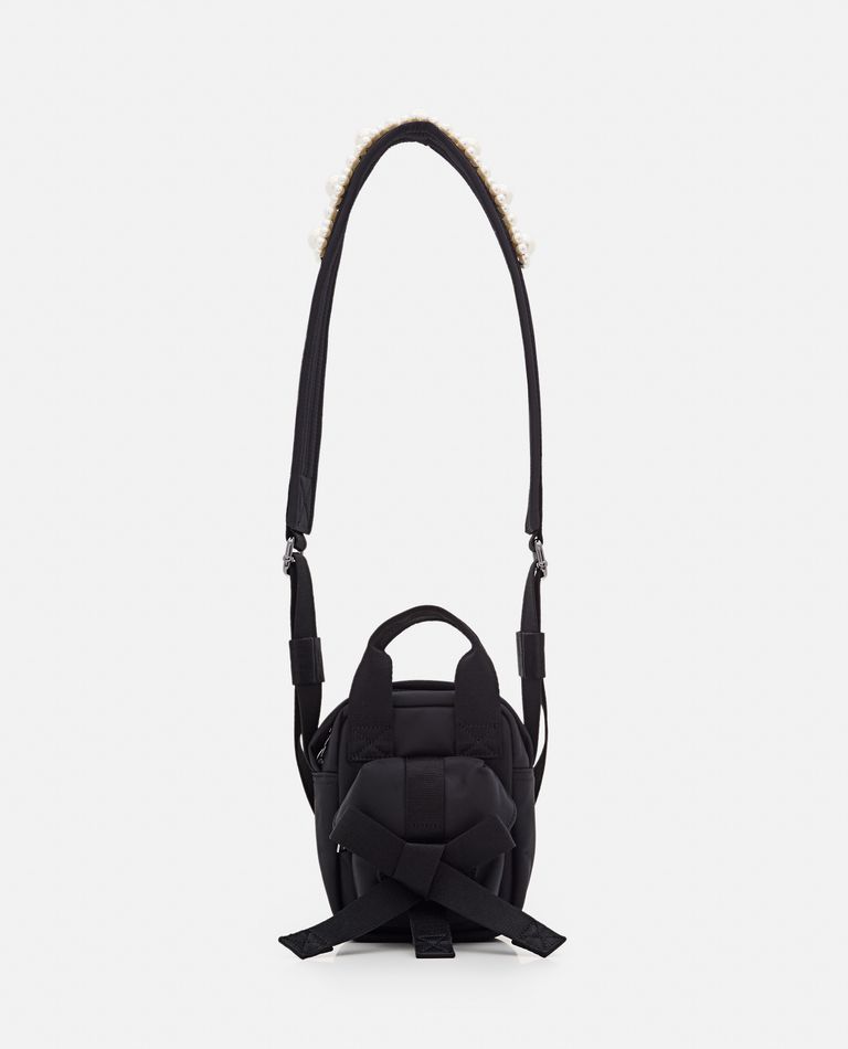 Simone Rocha  ,  Beaded Mini Classic Bow Crossbody Bag  ,  Black TU