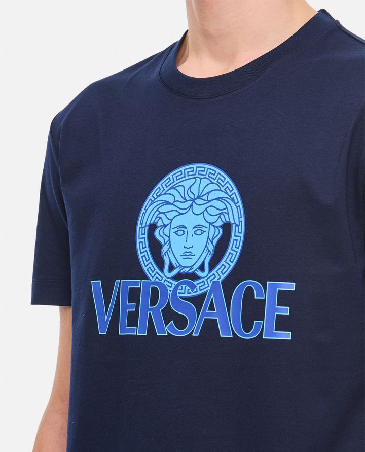 Versace - T-SHIRT MEDUSA IN JERSEY DI COTONE_4