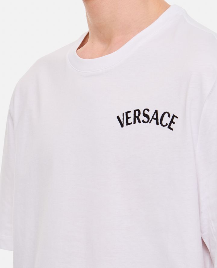 Versace - T-SHIRT VERSACE MILANO IN TESSUTO JERSEY_4