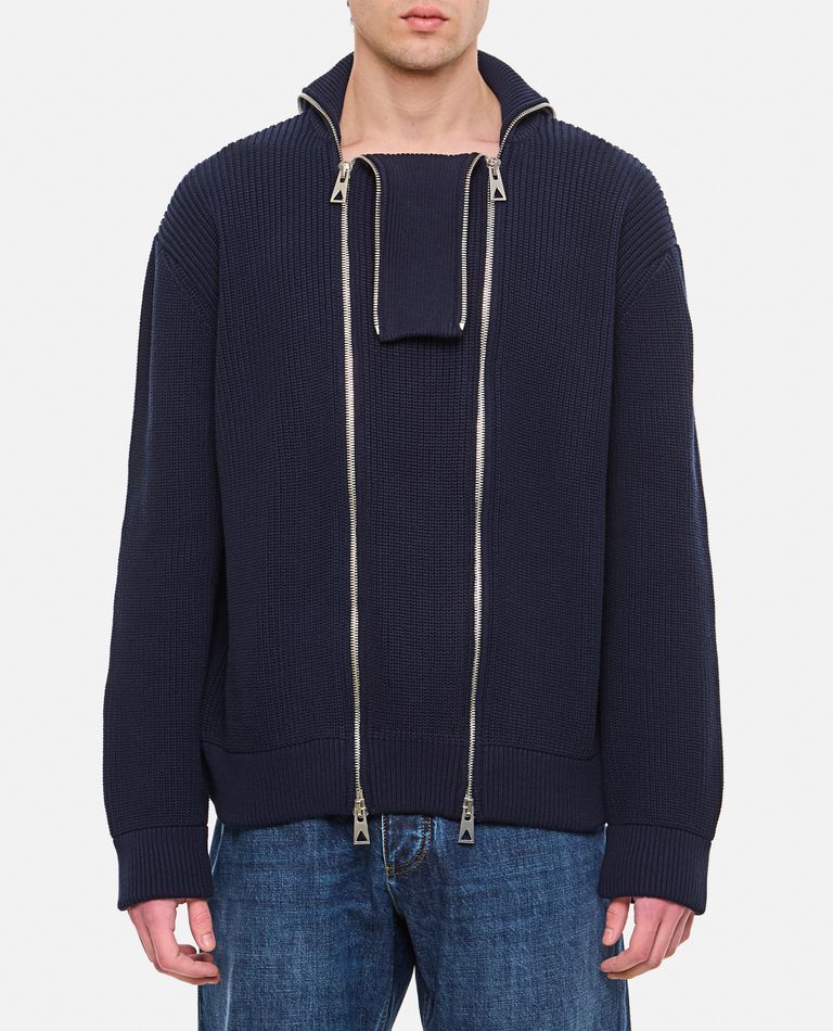 Bottega Veneta  ,  Double Zip Sweater  ,  Blue M