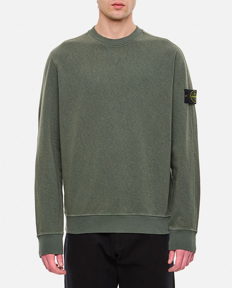 Stone Island  ,  Cotton Sweatshirt  ,  Green XL