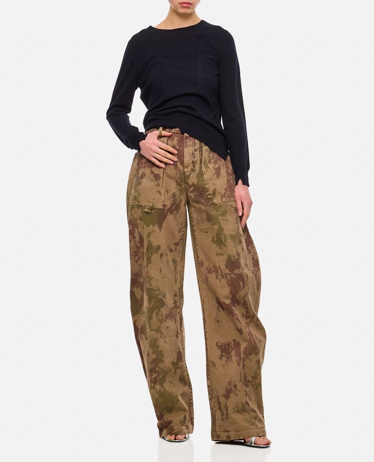 The Attico  ,  Effie Baggy Denim Pants  ,  Brown 26