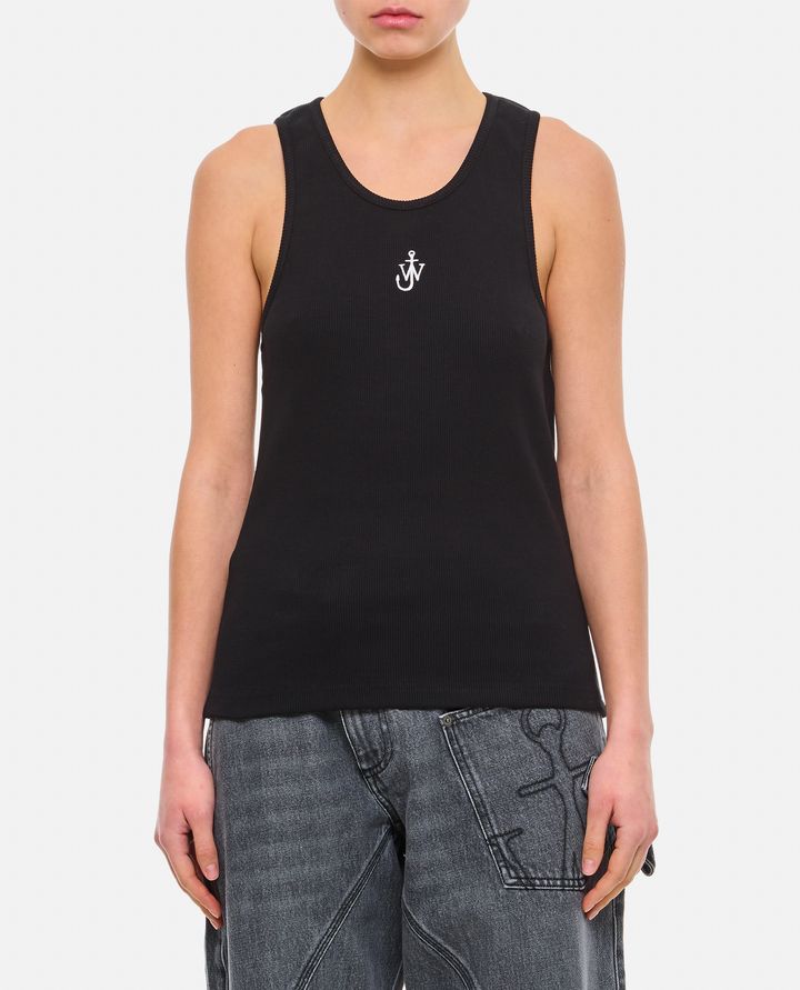 JW Anderson - ANCHOR EMBROIDERY TANK TOP_1
