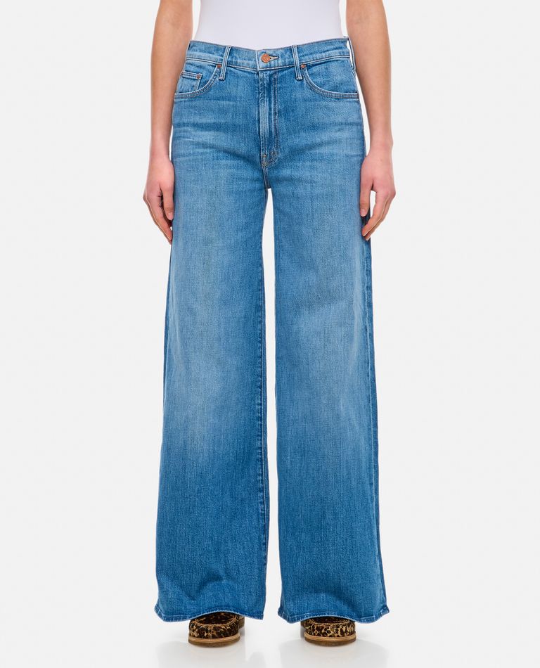 Mother The Undercover Denim Pants In Blue