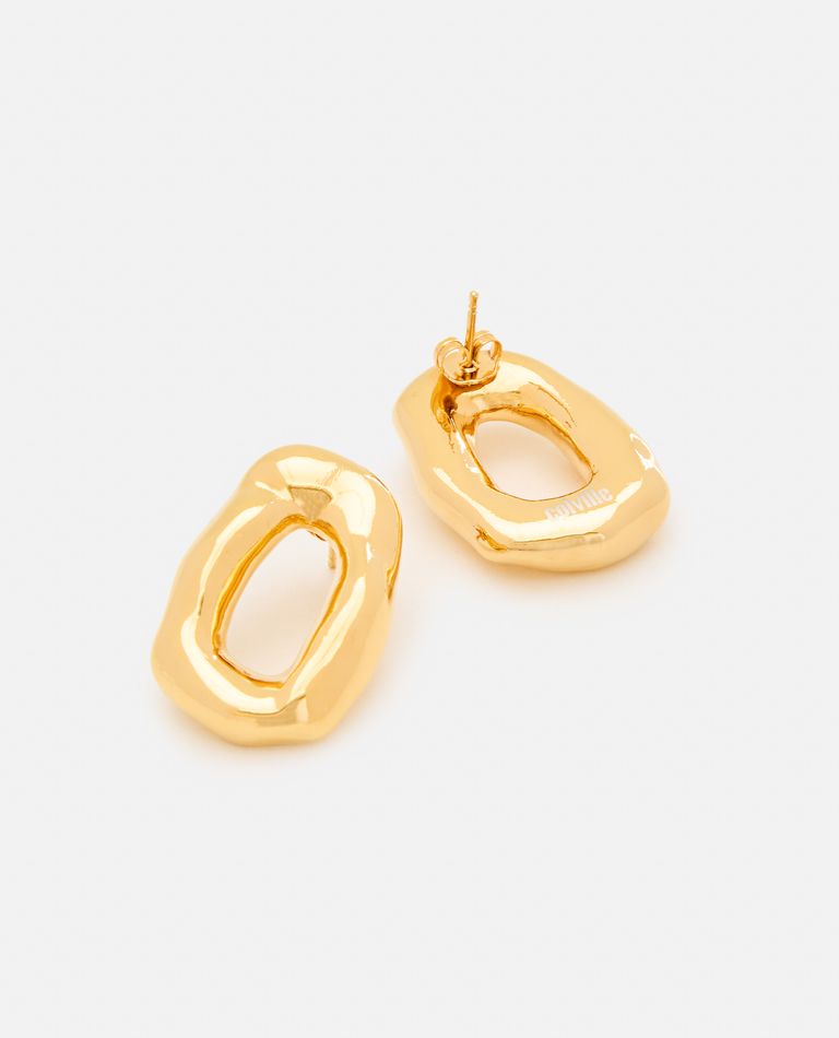Colville  ,  Mini Pretzel Gold Earrings  ,  Gold TU