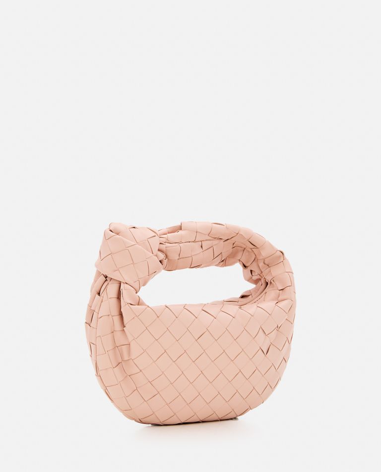 Bottega Veneta  ,  Mini Jodie Leather Handbag  ,  Rose TU