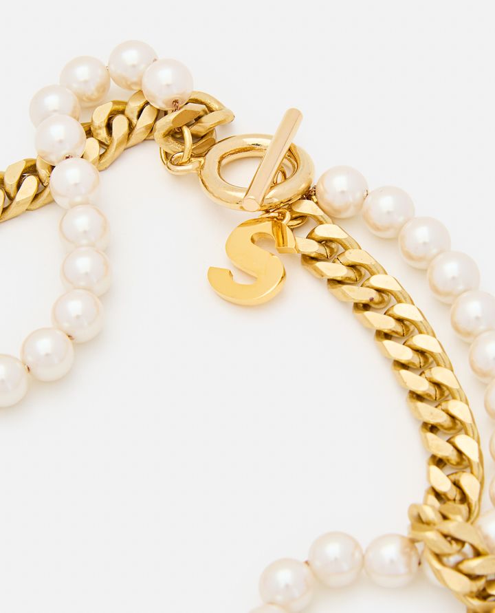 Sacai - PEARL CHAIN LONG NECKLACE_2